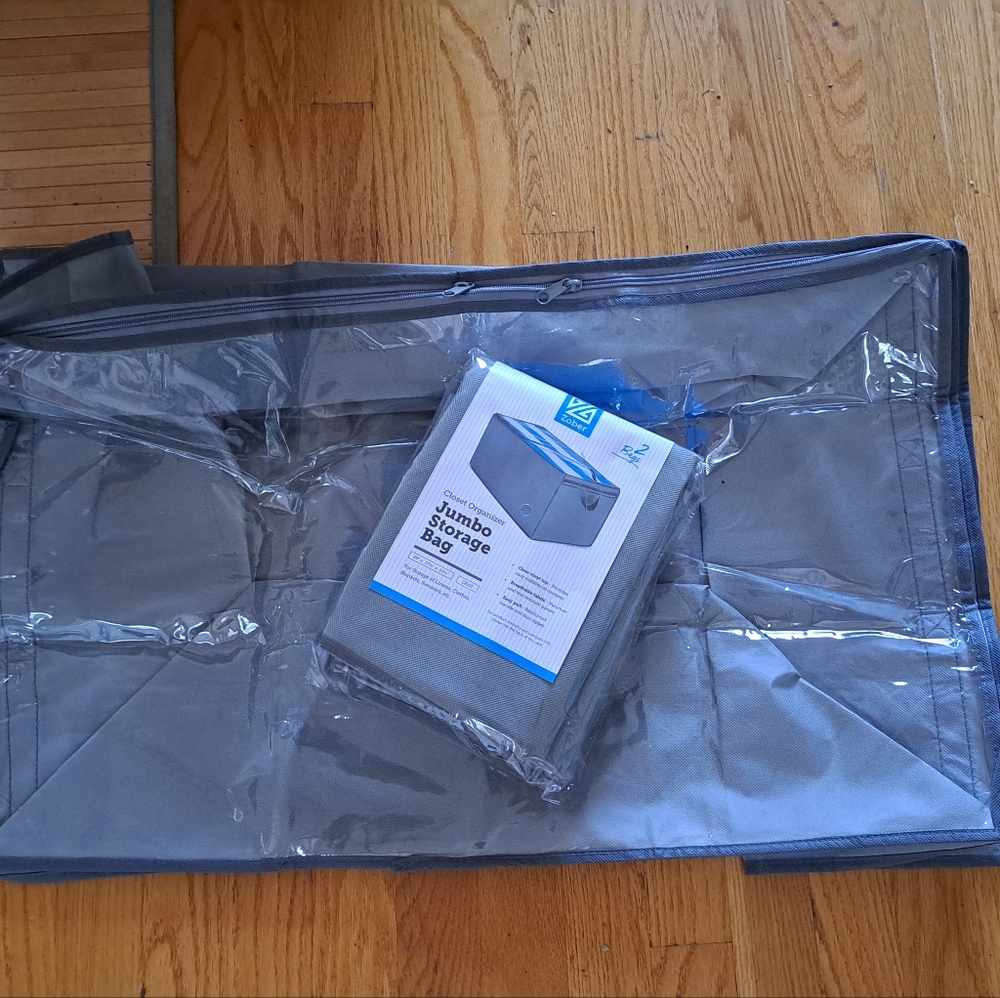 6 never used Jumbo storage bags